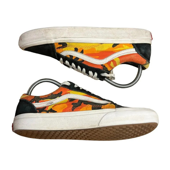Vans Old Skool 'Pop Camo' Low Top Lace-up Sneakers - Men's 7 / Women's 8.5 - Picture 3 of 10